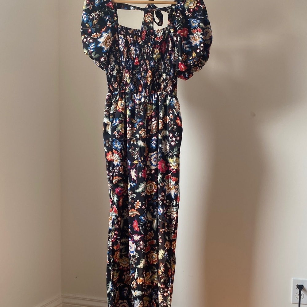 Floral Print Jumpsuit